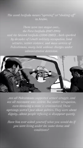 First Intifada (1987-1993) It began in Gaza after an Israeli military truck killed four Palestinians. But it wasn't random.. it came after 20 years of occupation, thousands of arbitrary arrests, land confiscations, home demolitions, and daily humiliation. It was spontaneous and grassroots, led by students, labor unions, and community organizers.. not Hamas or armed factions. Was it violent? No, not at first. It was overwhelmingly nonviolent.. general strikes, protests, refusal to pay taxes, boycotts of Israeli products, and kids throwing stones at tanks. The world saw slingshots against rifles. Israel's response.. Massive. Thousands of Palestinians were beaten, jailed, tortured.. including children. According to B'Tselem (an Israeli human rights organization) between 1,070 and 1,200 Palestinians were killed.. many unarmed. About 160 Israelis were killed in that same period. Tens of thousands were arrested.. many without trial.  Minors made up a huge percentage of the arrested and injured. Second Intifada (2000-2005) What sparked it.. Ariel Sharon, then head of Likud, entered the Al-Aqsa Mosque compound with hundreds of soldiers. Palestinians saw it as a direct provocation after peace talks had stalled and Israeli settlements kept expanding even during negotiations. Was it more violent? Yes. The second Intifada involved more armed resistance, especially as people felt the 
