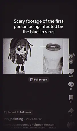 Women gets infected by the blue lip virus in 2021 #xybcafyp #fyp #bluelip #?gachallife💜même 