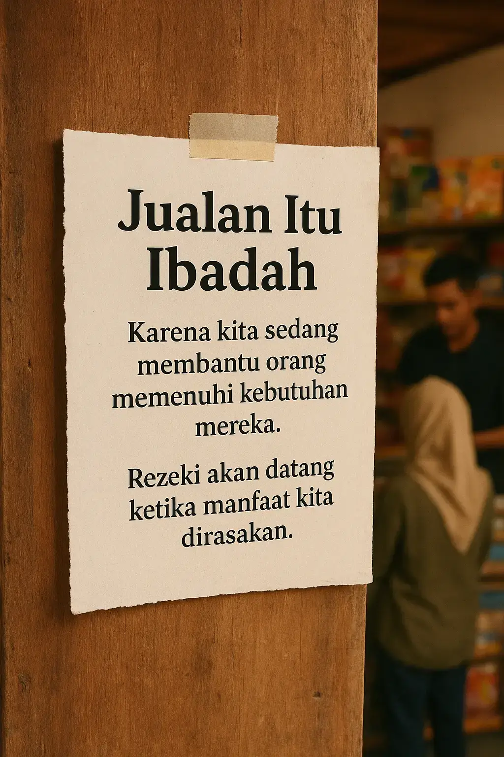 Orang beli bukan cuma karena butuh barang, tapi karena kita kasih solusi. Ingat, jualan itu ibadah kalau diniatkan membantu. 💡 👉 Follow untuk dapat inspirasi jualan tiap hari! #tipsjualan #inspirasiusaha #modalusaha #bisnisanakmuda #fyp 
