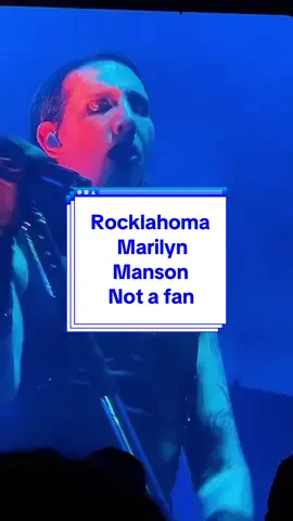 Why does he do that??????????🤢🤢🤢 #rocklahoma #rocklahoma2025 #marilynmanson 