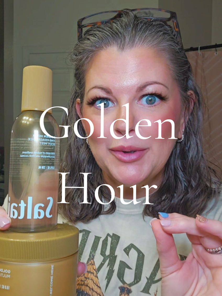 Who knew you could bottle up the golden hour?!?! #goldenhour #bodycare #saltair #tiktokshoplabordaysale 