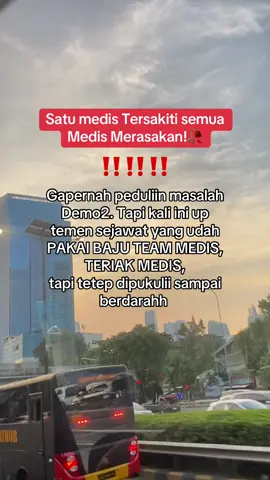 Miris banget🥹 ingat yaa ga semuaa Tim Medis Mau turun lapangan kaya Gini 