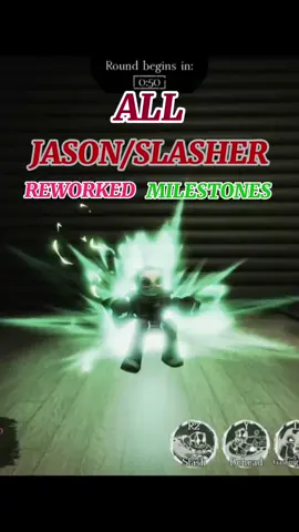 ALL JASON/SLASHER REWORKED MILESTONES #jason #slasher #forsakenroblox #update #fyp 