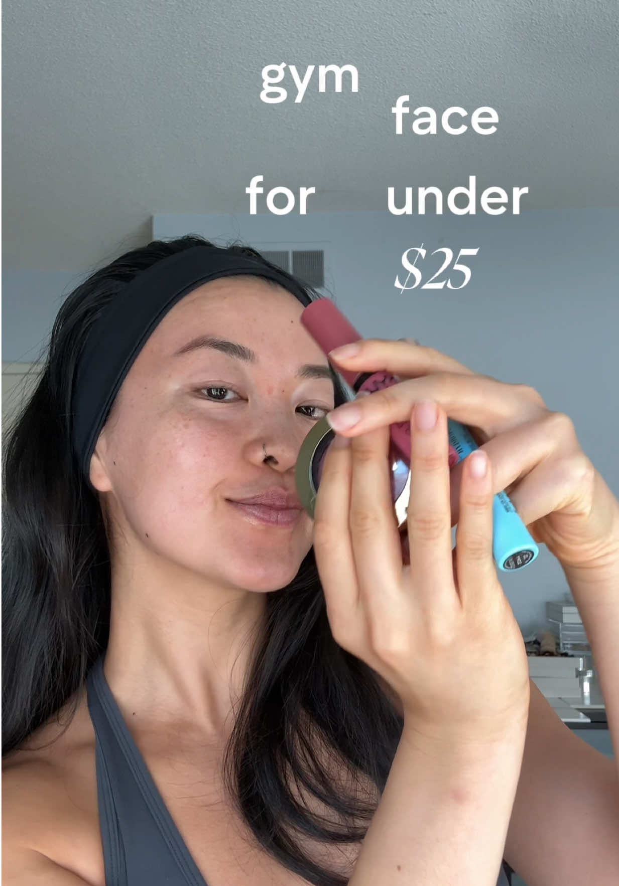 Easy no-budge gym makeup for under $25 all from @CVS Pharmacy💕 Now til 8/30 get $10 off when you spend $25 at the CVS epic beauty sale(get coupon on the CVS app!) @loréal paris usa @Milani Cosmetics @NYX Professional Makeup #cvsepicbeauty #cvspartner #ad
