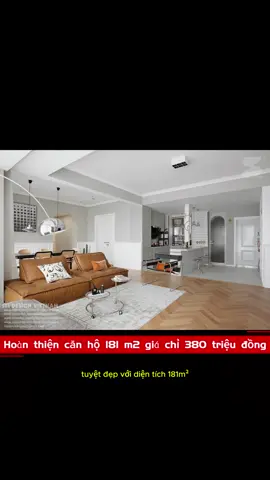 Hoàn thiện căn hộ 181 m2 giá chỉ 380 triệu đồng SDVN009 #SSSDesignVietNam #ThietKeVaThiCong #ThiCongNoiThat