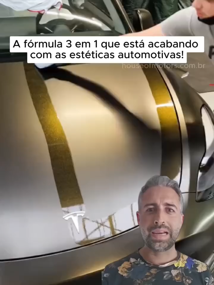 🚗 Últimas unidades do restaurador que tá viralizando! 💎 Brilho, proteção cerâmica na primeira passada.