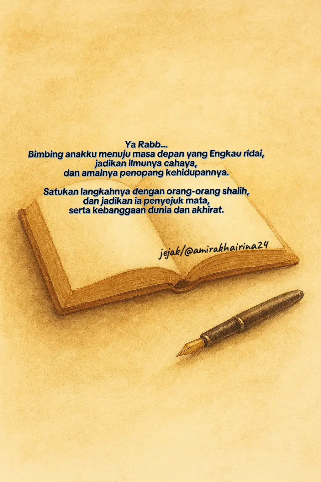 Semoga masa depanmu seterang doa ibu yang tak pernah padam.”   #DoaIbu #HarapanIbu #MasaDepanCerah #CintaIbu #DoaSeorangIbu