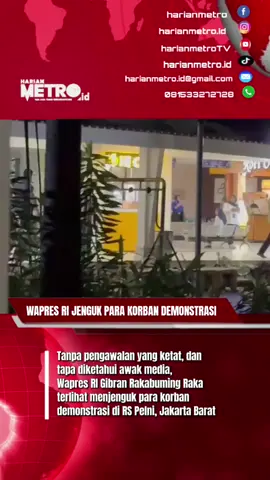 Wapres RI Gibran Rakabuming Raka #gibranrakabuming #harianmetro #fyp 