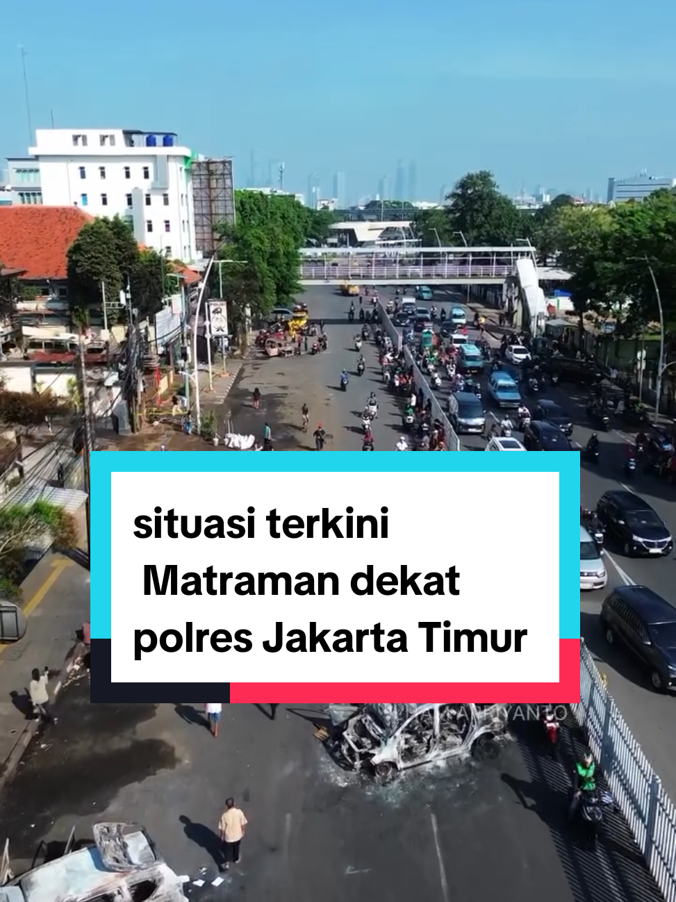 Situas Matraman polres Jakarta Timur #demo #demodpr #demo30agustus #suararakyat #fyp 