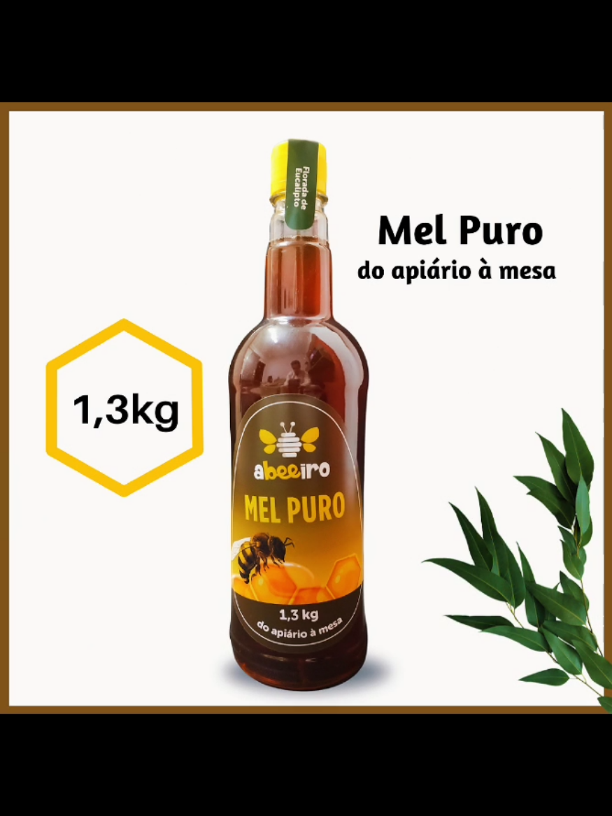 Mel Puro - Natural garrafa 1,3kg #Mel #Puro #Natural #Garrafa #CapCut 