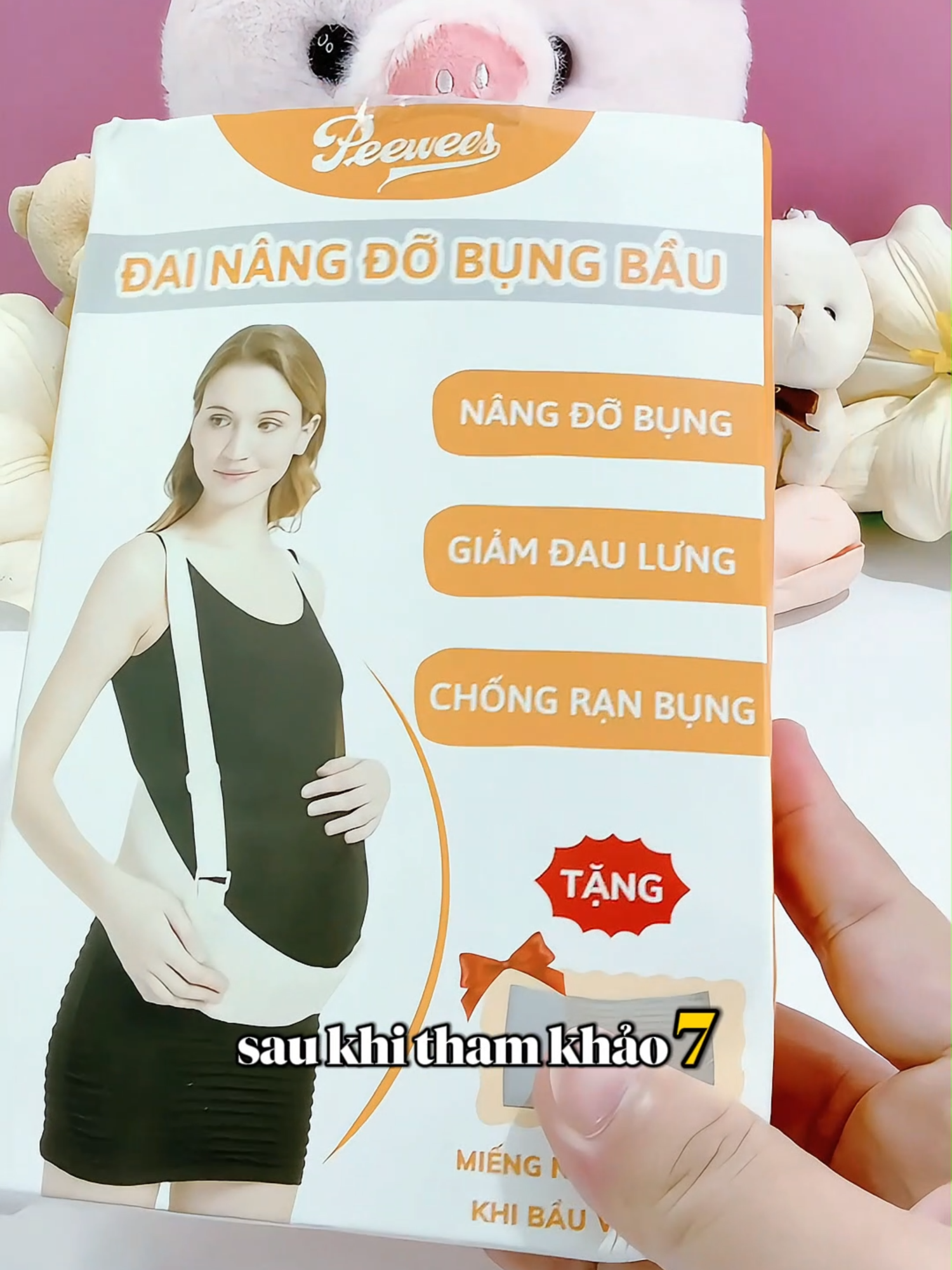Cứu tinh cho mẹ bầu tháng cuối 👉 Đai nâng đỡ bụng Peewees 🍼 Đỡ bụng chắc chắn, giảm áp lực cột sống, đi đứng dễ dàng hơn hẳn ✨ #peewees  #đainangdobungbau  #dai #dainangbung  #mebeleoreview