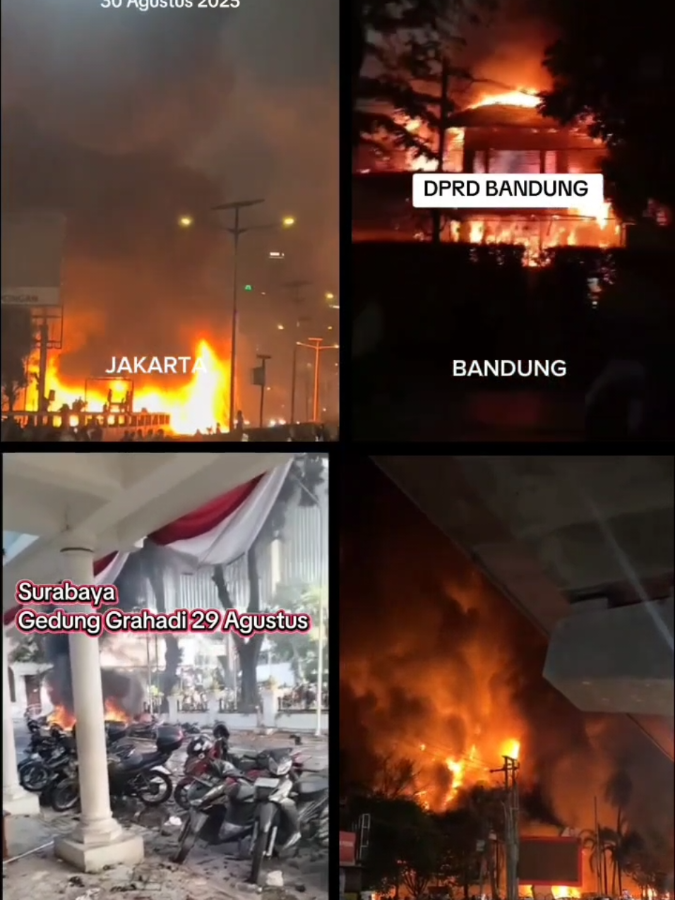 Demo DPR di beberapa kota #dpr #demodpr #demo29agustus2025 
