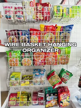 Wiremesh Coated Hook Hanging Basket Organizer / Storage Basket #sarisaristoreorganizer  #hangingbasket  #organizer #fyp #viral 