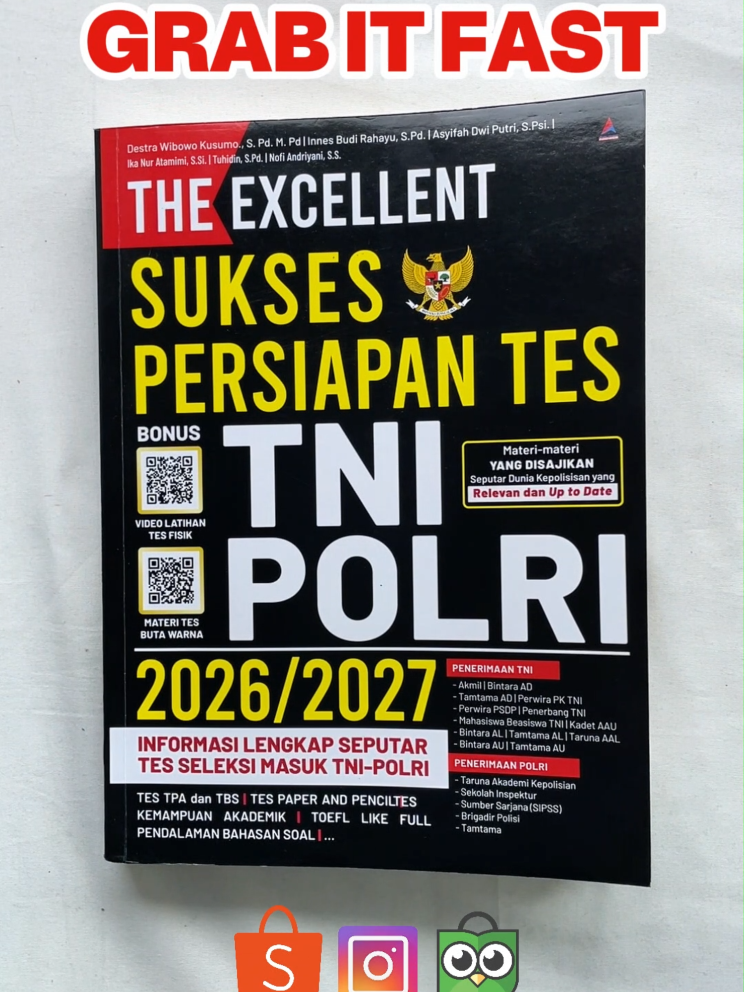 Untuk jadi anggota TNI atau Polri tentu harus melalui serangkaian tes yang ketat bukan? Agar mereka yang berada di dua institusi ini merupakan orang-orang terbaik karena mereka memiliki tugas yang penting dan krusial. Semoga, dengan tes yang transparan dan tentunya berintegritas, masa depan dua institusi ini semakin lebih baik. #tnipolri #polisiindonesia #tesmasukpolisi #seleksitnipolri #penerbitahi #abdinegara #fypシ゚  #reformasipolri