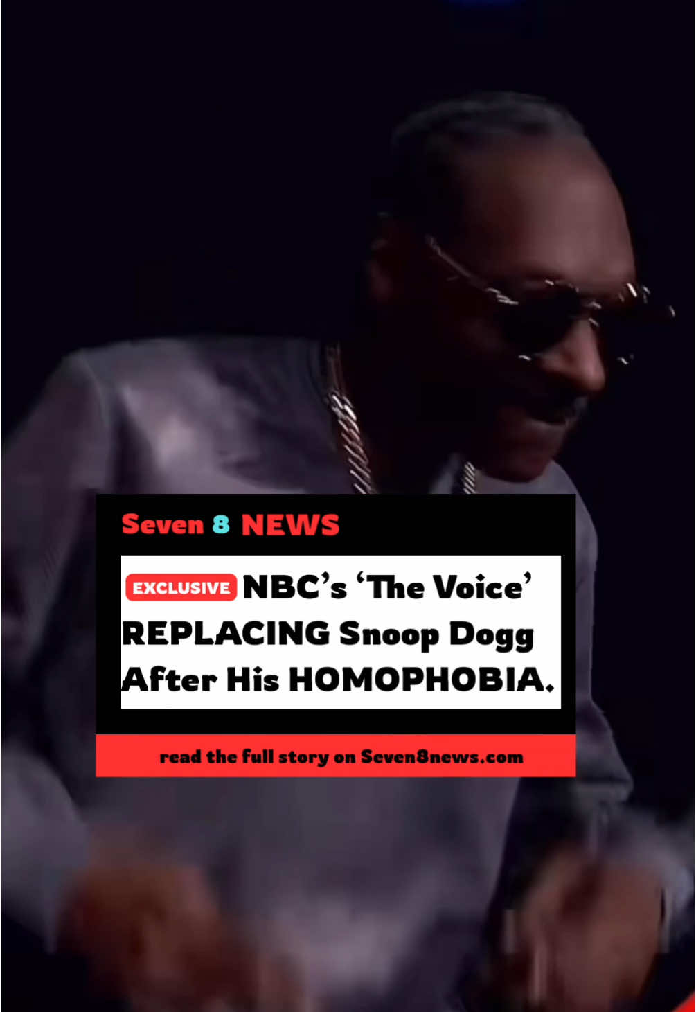 NBC’s executive producers have made the tough choice to kick SNOOP DOGG of the game show.  This comes after his comments towards Disney’s ‘Freakier Friday’.  Read more about it on seven8news.com #seven8news #snoopdogg #thevoice #foryoupage 