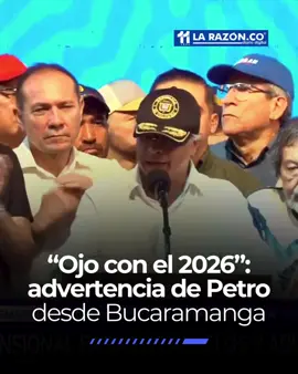 #Nación | En Bucaramanga, el presidente Gustavo Petro advirtió sobre los retos políticos del próximo año: “Ojo con el 2026”, expresó, al tiempo que reafirmó su compromiso con los adultos mayores mediante el aumento del bono de Colombia Mayor.
