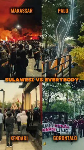 Demo Dpr 2025 Makassar, Palu, Kendari, Gorontalo🔥 Sulawesi Pride☠️ #fyp #viral #trending  #demo #mahasiswa 