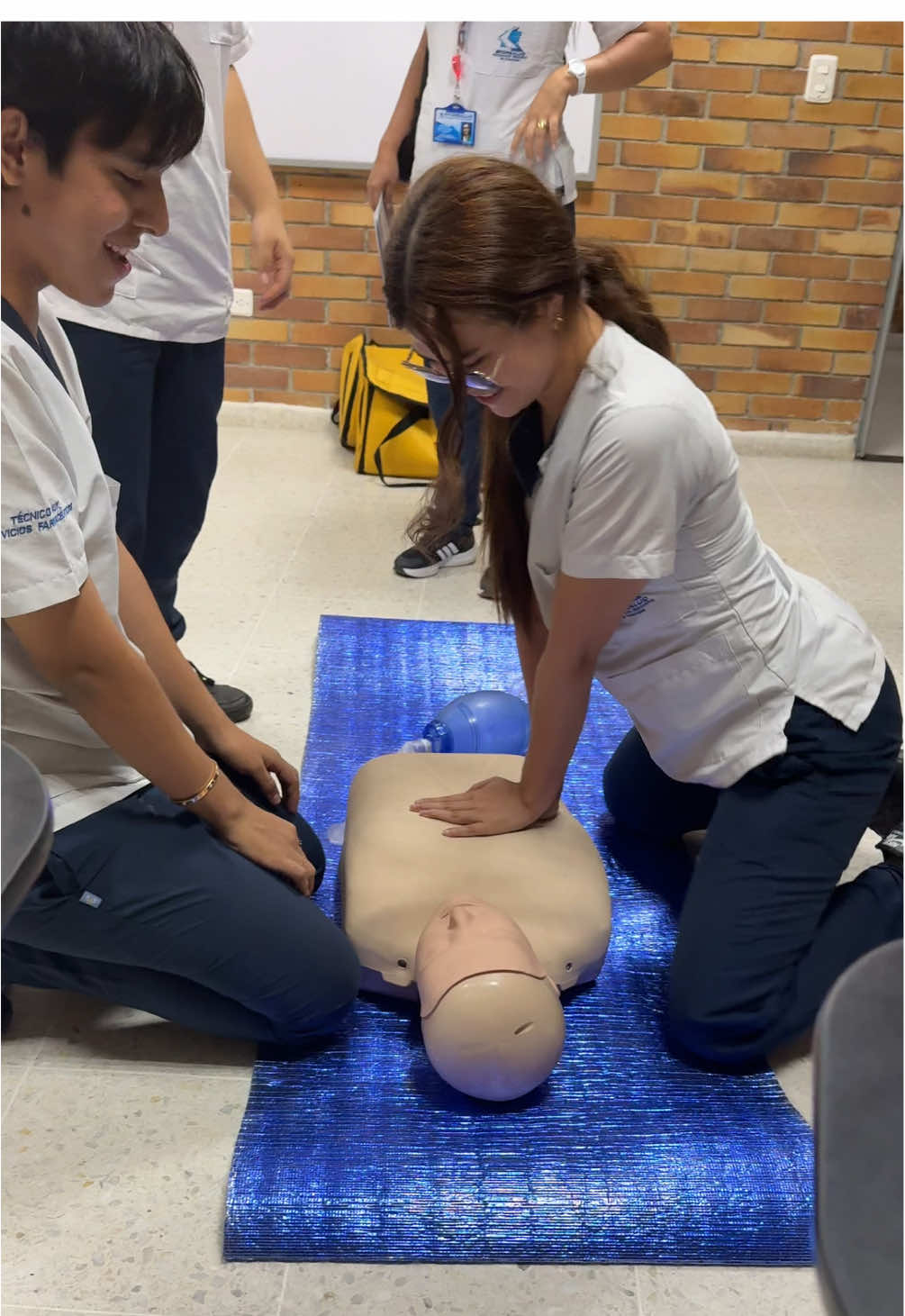 Resucitando💋💋🙏🏼🏥⛑️👩‍⚕️🧑‍⚕️#rcp #primerosauxilios @Nixon 