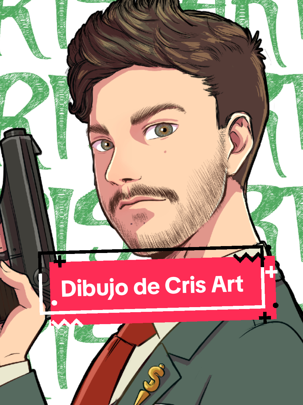 Dibujando a @Cris Art en nuestra dinamica: Te dibujo por un dibujo de vuelta. #anime #dibujo #spyxfamily 