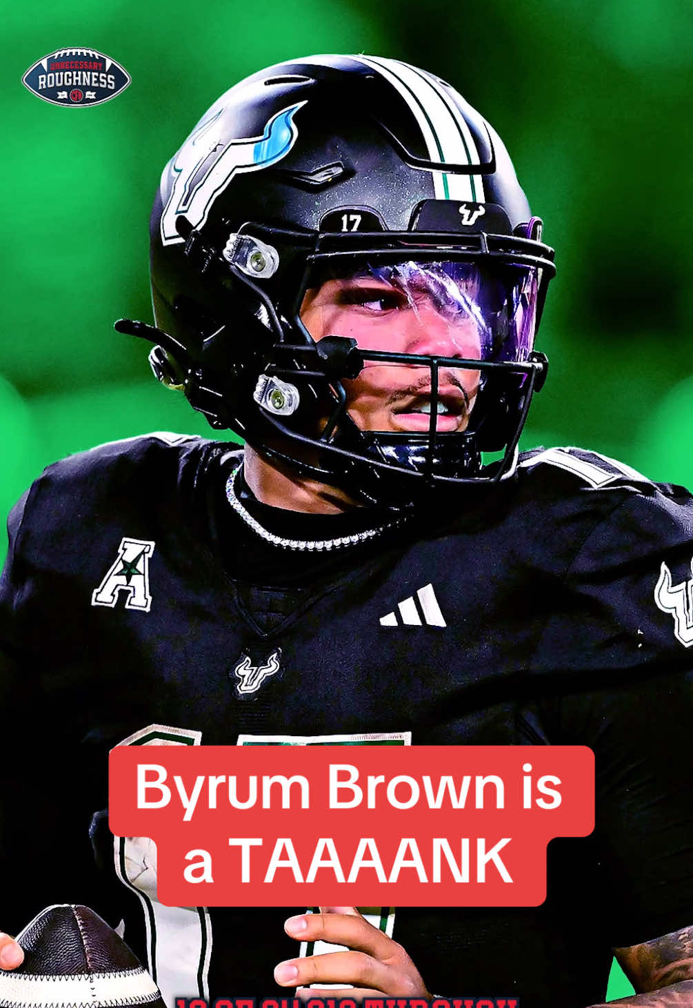 Byrum Brown made a MAJOR STATEMENT in USF’s season opener. T-Bob and Liam were blown away by Byrum Brown’s physicality. 