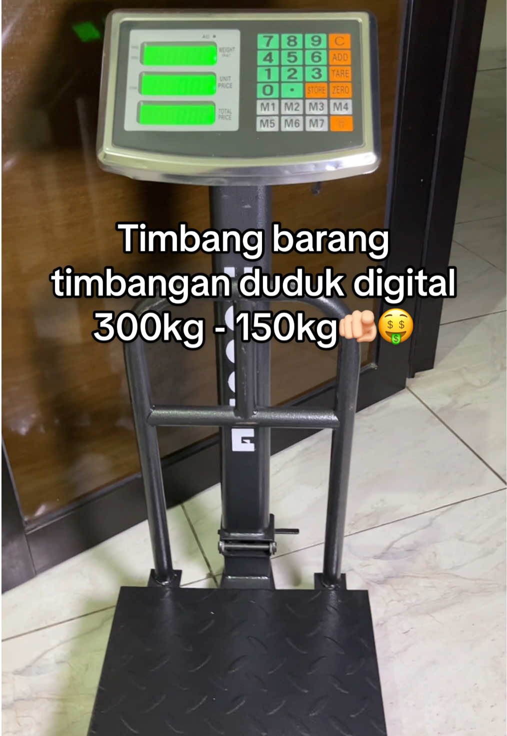 Timbangan duduk digital 300kg -150kg  #penimbangdigital #timbangandigital #barang #toko #timbangan 
