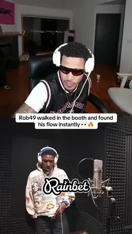 Rob49 walked in the booth and found his flow instantly 👀🔥 #plaqueboymax #rob49 