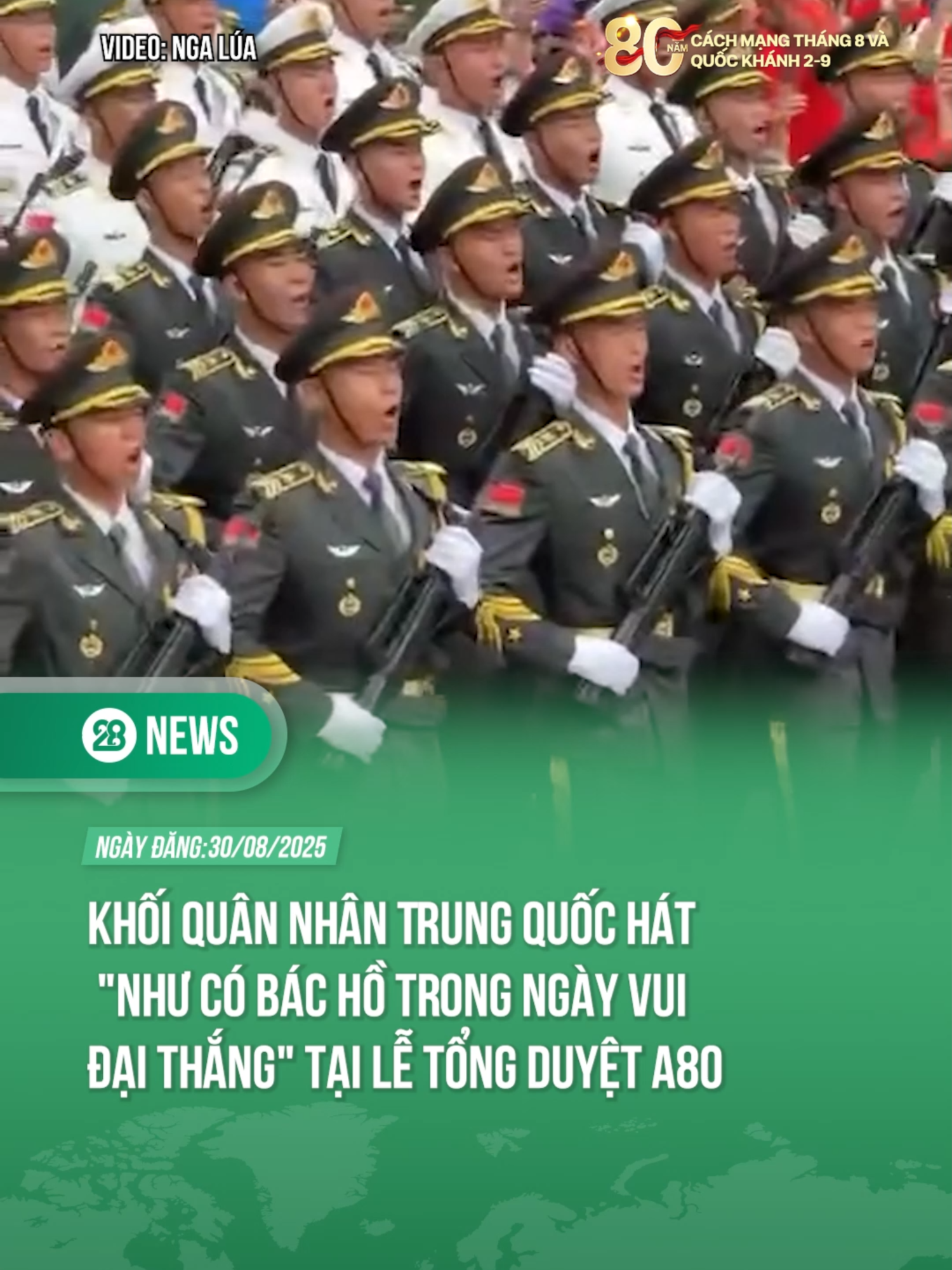 KHỐI QUÂN NHÂN TRUNG QUỐC HÁT 