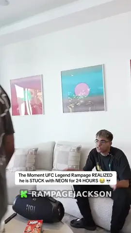 UFC Champion was shocked to be stuck with N3on for 24 hours #UFC #rampagejackson 