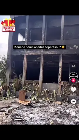 Sedih melihat negri ini #demo #rumahmakansambara #dibakar #bandung 
