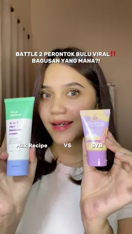 Battle hair removal‼️ yang masih bingung mau pake yg mana tonton vidio ini!  #hairremoval #battle #honestreview  