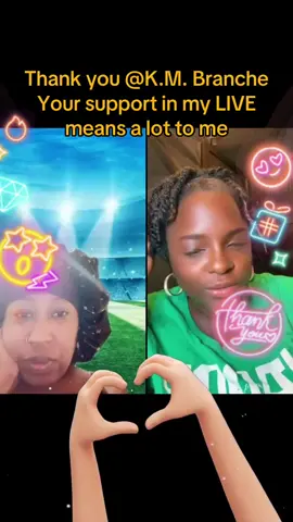 K.M. Branche, thank you for the incredible support in my LIVE! I will keep creating better LIVE content!@K.M. Branche #tiktoklive #livehighlights #livegift #handheart #ballooncrown 