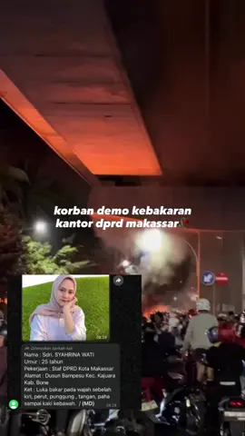 #korbandemokebakaran #korbangedungdprd #indonesiaSedangTidakBaik-baikSaja