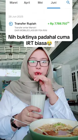 Emak-emak yang suka Scroll Tik Tok rugi nggak ikutin ini👉🏻1 minggu ku 7jt🤑 Nih buktinya padahal cuma IRT biasa😭 Tanpa live❎ Tanpa stok produk❎ Tanpa keranjang kuning❎  Awalnya nggak percaya pas dicoba eh malah ketagihan sama hasilnya🤭🥰 Belajar caranya yuk? #belajarbareng  #mobileclassbyfearini  #testymonymobileclass 