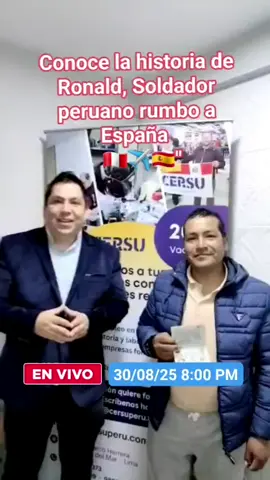 De Perú a España: historia real que inspira. Conéctate a nuestro EN VIVO y descubre las nuevas convocatorias para oportunidades laborales internacionales No te lo pierdas!🔴  ✈️✈️✈️ #peru🇵🇪 #oportunidadeslaborales #peruanosenespaña🇵🇪🇪🇦 