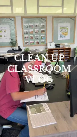I really do not like staying late on Fridays, but it definitely sets me up for a good week the following week. #cleanmyclassroom #classroomvlog #teacherlife #teachertok #teacherlife 