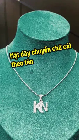 Mặt dây chuyền vàng trắng Italy đính kim cương thiên nhiên chữ cái theo tên 💎💎❤️❤️#Tuananhkimcuong #thienhanluxury #jewelry #NhẫnĐẹp #trangsuckimcuong 