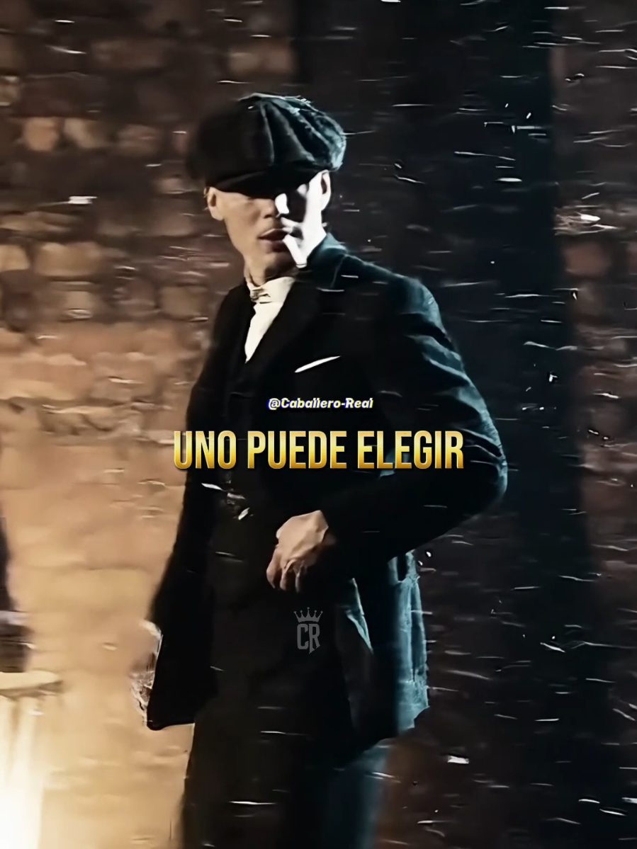 Uno puede elegir.. #frasesmotivadoras #viralvideo #tomasshelby #peakyblinders #motivational 
