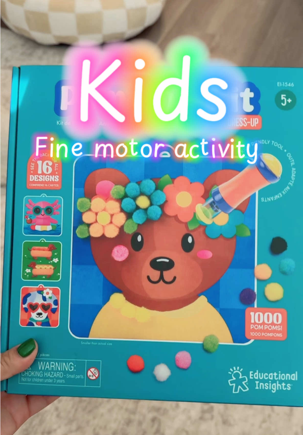 Fine motor craft that is actually fun! #fypシ゚viral #fyp #MomsofTikTok #tiktokshop #momtok 