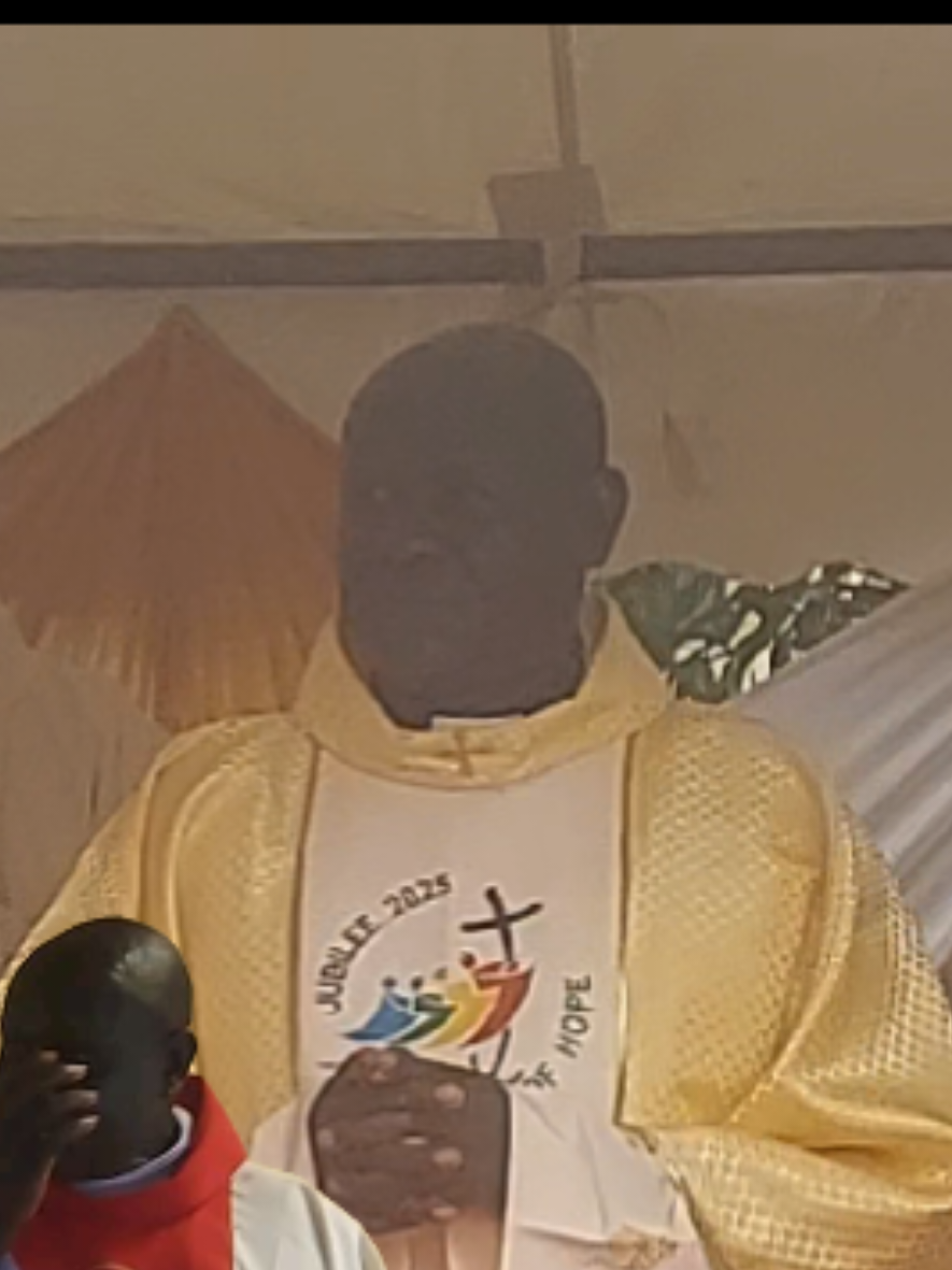 Rev fr Fred Ojilong'o  celebrates 25 years of priesthood at family home in Kotur,Kwang'amor parish.
