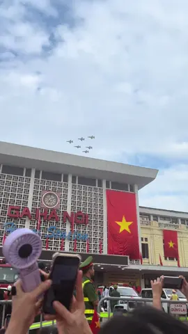 Bầu trời Ga Hà Nội ngày hôm nay 30/08/2025 🇻🇳🇻🇳🇻🇳  #hanoi #2thang9 #dieubinhvietnam #80nam 