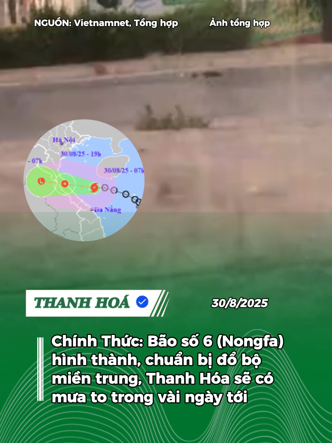 Chính Thức: Bão số 6 (Nongfa) hình thành, chuẩn bị đổ bộ miền trung, Thanh Hóa sẽ có mưa to trong vài ngày tới #thanhhoa #baonongfa #baoso6 #baolu #muato #muananghat #mientrung