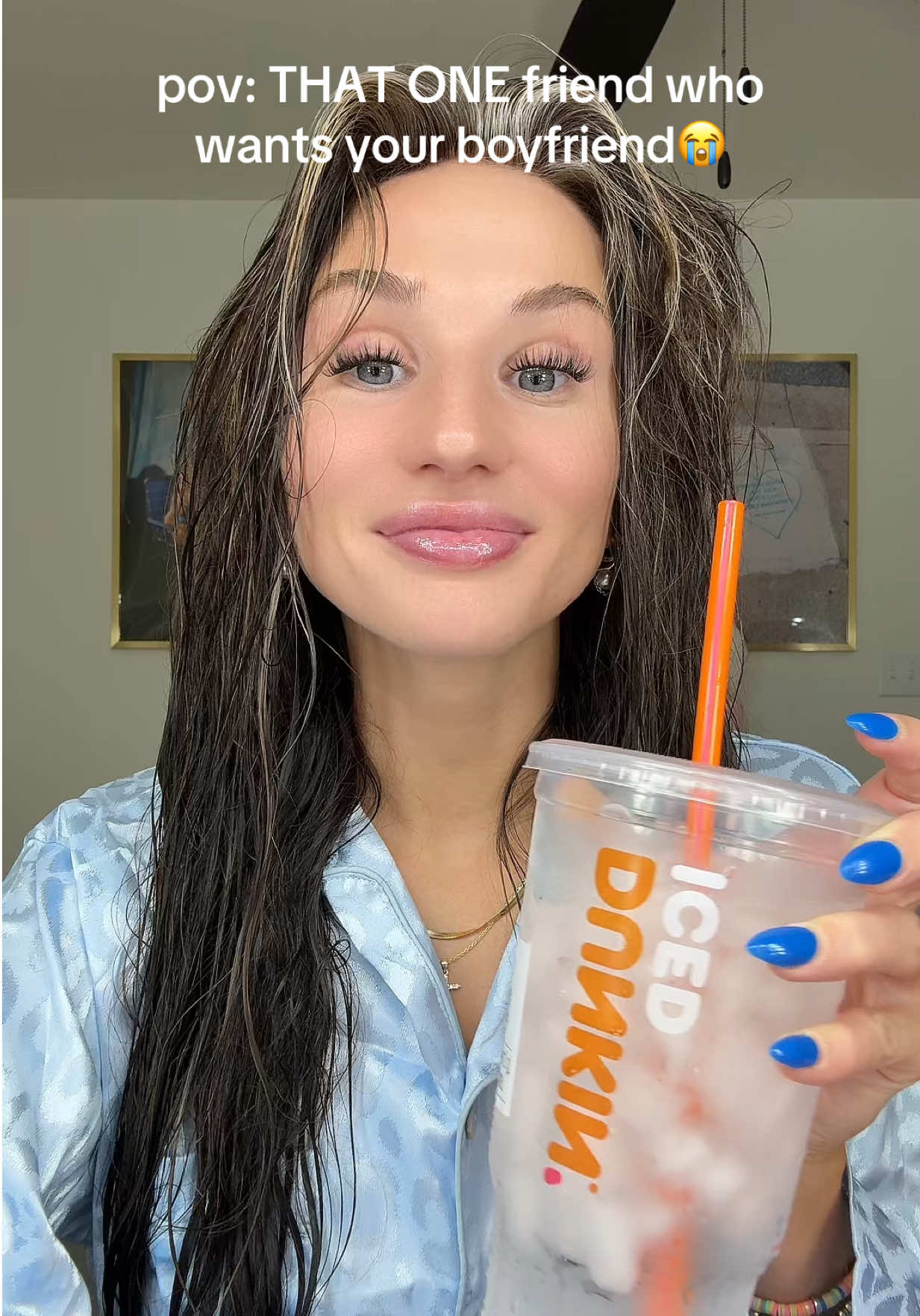 we ALL know a girl like this😭💀 #grwm #grwmforbed #pov #thatonegirl #skincareroutine 