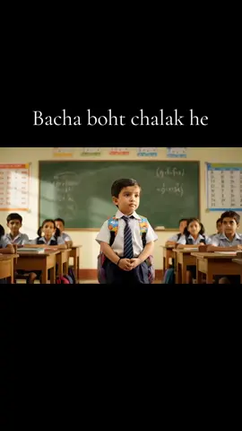 Bacha Boht chalak he AI GENERATED #foryou #ai #editing #viralvideo #creatorsearchinsights 