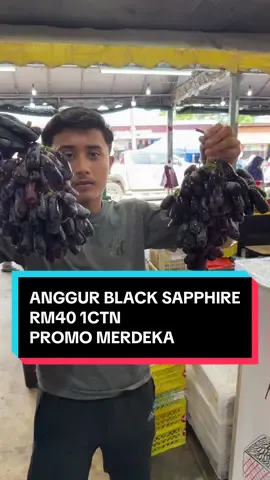 Anggur PALING PREMIUM Promo MERDEKA!!! Promo long weekend balik kampung kot belah Kedah ka Penang ka Perlis ka boleh mai singgah RM40 ja 1 carton. Boleh mai, barang cantik puas hati