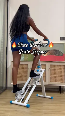 Glute Workout with the Stair Stepper! 🔥🔥🔥 lower body be on fire after this workout! 🥵 300lbs capacity 😎#stairstepper #stairstepperworkout #stepper #Fitness #homegym #homeworkout #tiktokshop #exercise #fyp 