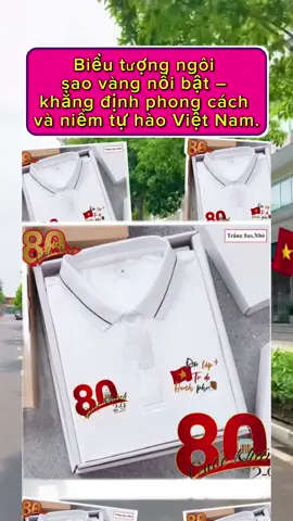 Biểu tượng ngôi sao vàng nổi bật – khẳng định phong cách và niềm tự hào Việt Nam.#aothunpolo #concertvietnam2025 #aocodosaovang #fashion #hanhphucmongmanh 