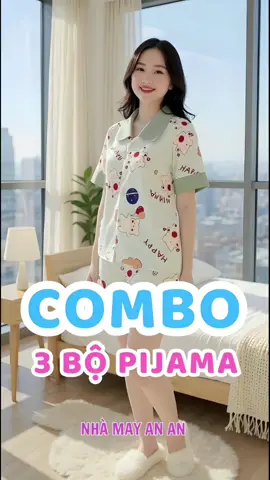 Trả lời @Nhà may An An mặc mát mà hoạ tiết cực dễ thương #xuhuong #donguxinh #dococtay #dobonucoctay #pijama 