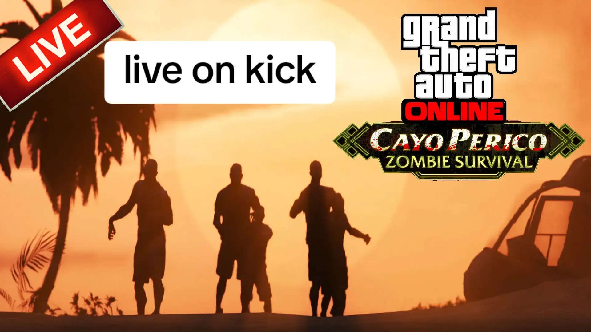 playing gta online cayo perico survival helping people get the outfit lets go #gta5 #gtaonline ##gamingcommunity  #kickstreaming  #zombies 