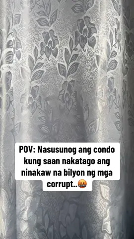 Nasunog ang yaman, pero di ang konsensya. Dahil wala sila nun. #floodcontrol #corruption #goviral #fyp #politician 