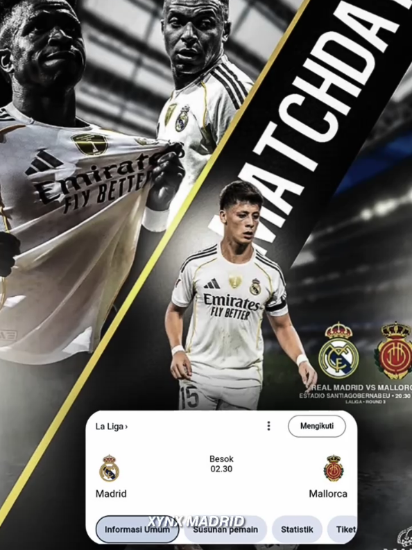 𝙈𝘼𝘿𝙍𝙄𝘿 𝘿𝘼𝙔🤩🔥 prediksi skor lek🔥 #realmadrid#mallorca#day#xybca#fyp 